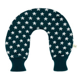 UMOI Nacken Wärmflasche 1.8 Liter mit kuschligem strickbezug mit Sternen